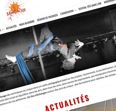 Midi Cirque website